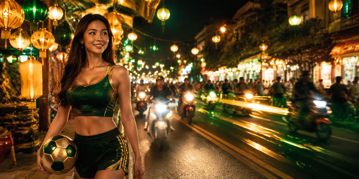 Không khí giải trí sôi động ban đêm tại chợ đêm Hà Nội với ánh đèn rực rỡ